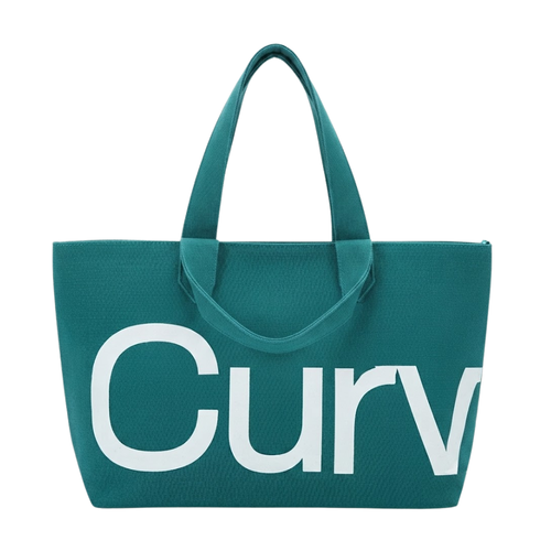 Curves Knit Tote Bag