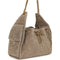 Chanel Small 25 Hobo Bag Grey Suede