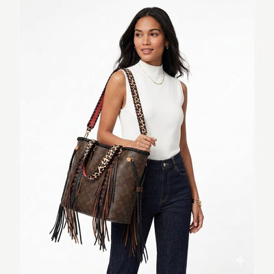 Neverfull Houston Tote Leopard