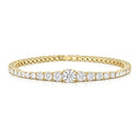 THE GRADUATED TENNIS BRACELET - GOLD